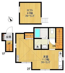 ブルーミングハウス稲田堤の物件間取画像